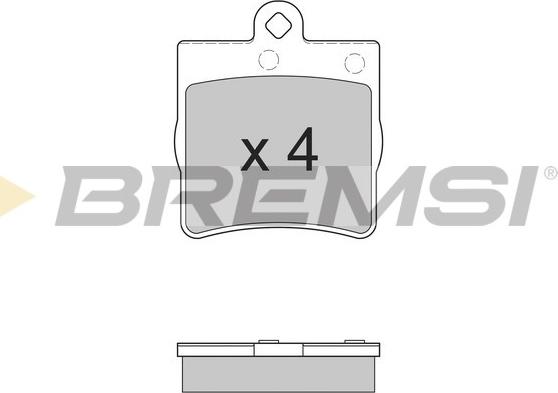 Bremsi BP2861 - Komplet Pločica, disk-kočnica www.molydon.hr