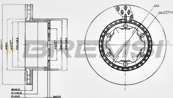 Bremsi CD5312V - Kočioni disk www.molydon.hr