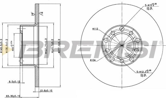 Bremsi CD6071S - Kočioni disk www.molydon.hr