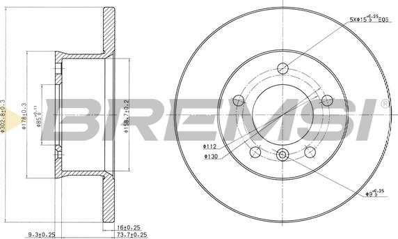 Bremsi CD6250S - Kočioni disk www.molydon.hr