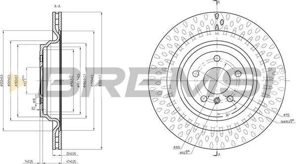Bremsi CD8630V - Kočioni disk www.molydon.hr
