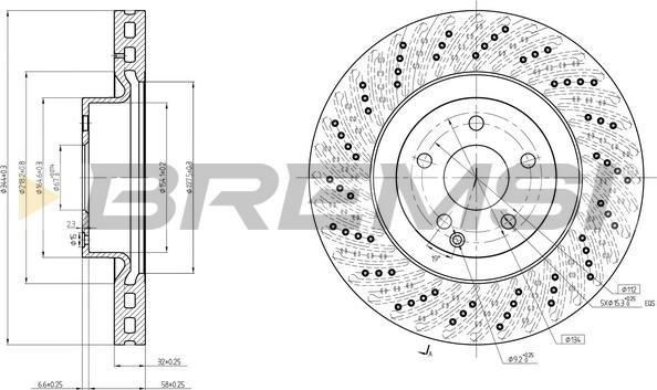 Bremsi CD8030V - Kočioni disk www.molydon.hr