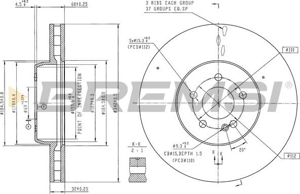 Bremsi CD8713V - Kočioni disk www.molydon.hr