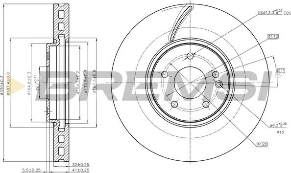 Bremsi CD7670V - Kočioni disk www.molydon.hr