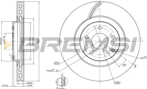 Bremsi CD7856V - Kočioni disk www.molydon.hr