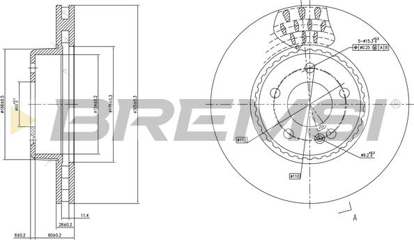 Bremsi CD7331V - Kočioni disk www.molydon.hr