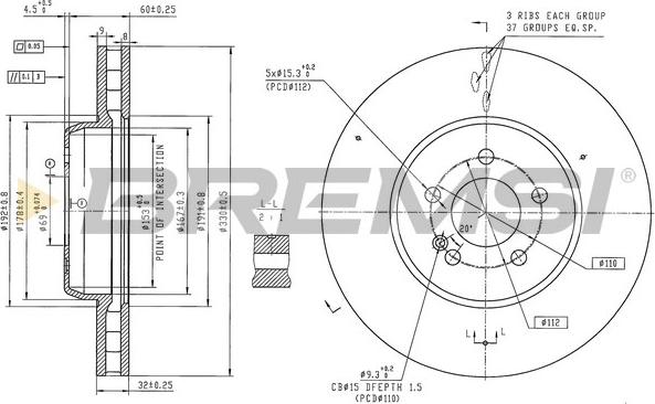 Bremsi CD7207V - Kočioni disk www.molydon.hr