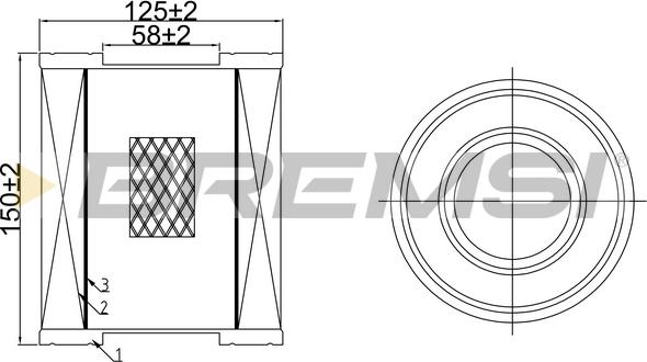 Bremsi FA1071 - Filter za zrak www.molydon.hr