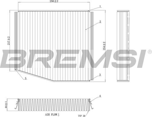 Bremsi FC0106A - Filter kabine www.molydon.hr
