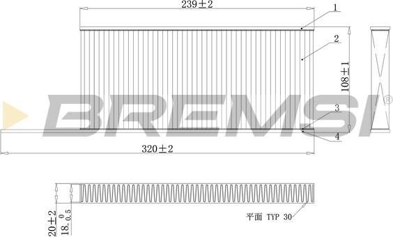 Bremsi FC0863C - Filter kabine www.molydon.hr