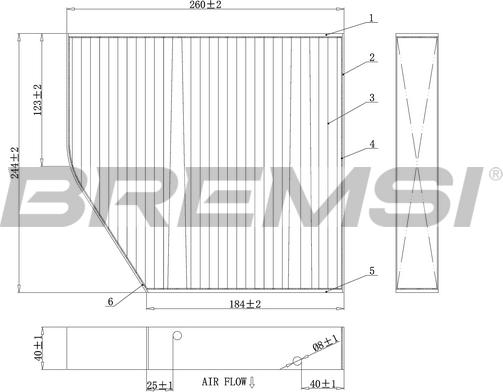 Bremsi FC0875C - Filter kabine www.molydon.hr