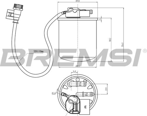 Bremsi FE0824 - Filter za gorivo www.molydon.hr