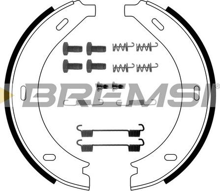 Bremsi GF0305-1 - Komplet kočionih obloga, rucna kočnica www.molydon.hr