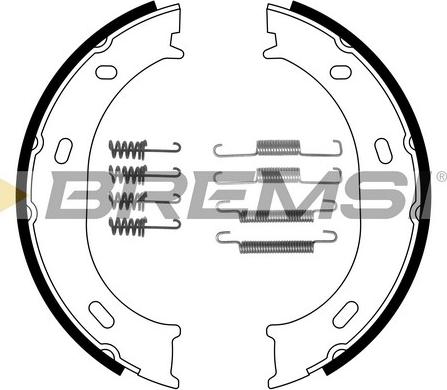 Bremsi GF0306-1 - Komplet kočionih obloga, rucna kočnica www.molydon.hr