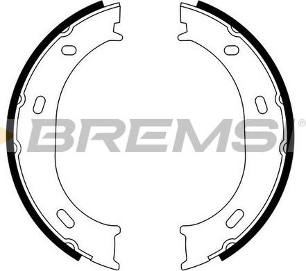 Bremsi GF0306 - Komplet kočionih obloga, rucna kočnica www.molydon.hr