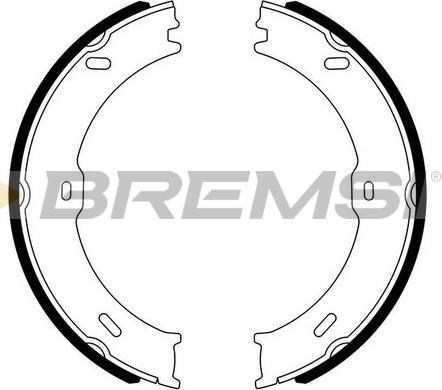 Bremsi GF0315 - Komplet kočionih obloga, rucna kočnica www.molydon.hr