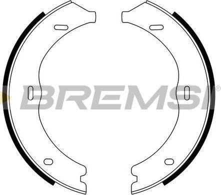 Bremsi GF0316 - Komplet kočionih obloga, rucna kočnica www.molydon.hr