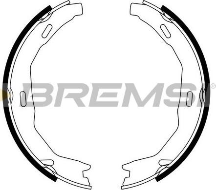Bremsi GF0317 - Komplet kočionih obloga, rucna kočnica www.molydon.hr