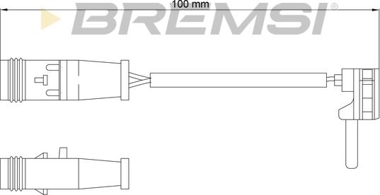 Bremsi WI0768 - Signalni kontakt, trosenje kočione plocice www.molydon.hr