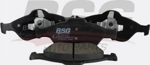 BSG BSG 30-202-016 - Komplet Pločica, disk-kočnica www.molydon.hr