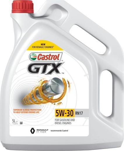 CASTROL GTX 5W30 RN17 5L - Ulje za motor www.molydon.hr