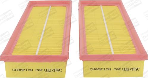 Champion CAF100785P - Filter za zrak www.molydon.hr