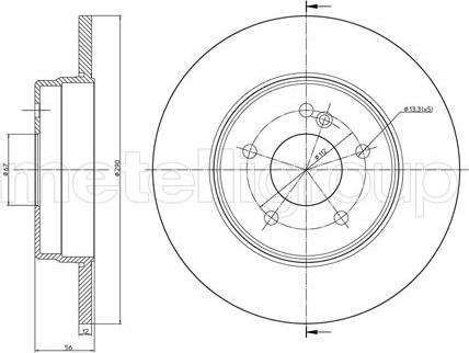 Cifam 800-522C - Kočioni disk www.molydon.hr