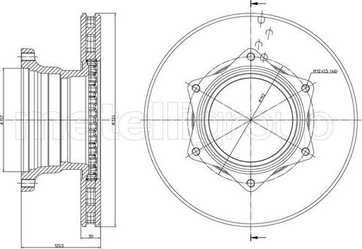 Maxtech 873574.0000 - Kočioni disk www.molydon.hr