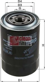 Clean Filters DF 827/A - Filter za ulje www.molydon.hr