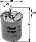 Clean Filters DN1904 - Filter za gorivo www.molydon.hr