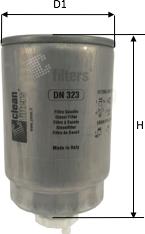 Clean Filters DN 323 - Filter za gorivo www.molydon.hr