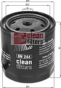 Clean Filters DN 244 - Filter za gorivo www.molydon.hr
