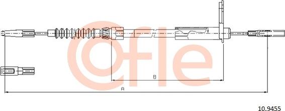 Cofle 10.9455 - Sajla ručne kočnice www.molydon.hr