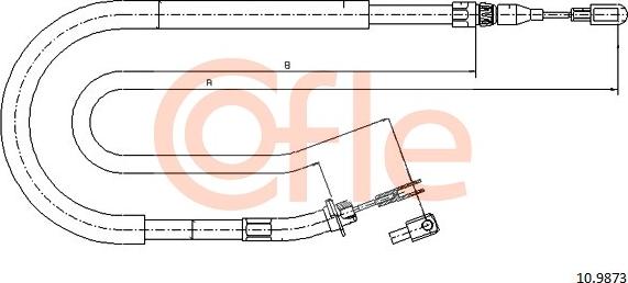 Cofle 10.9873 - Sajla ručne kočnice www.molydon.hr