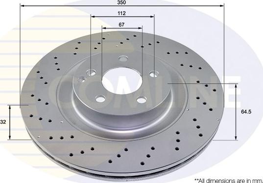 Comline ADC4041V - Kočioni disk www.molydon.hr