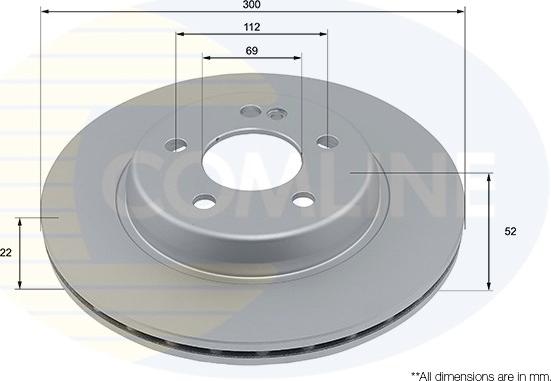 Comline ADC4075V - Kočioni disk www.molydon.hr