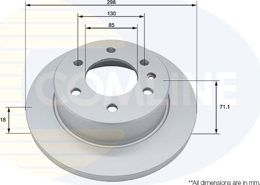 Comline ADC4077 - Kočioni disk www.molydon.hr
