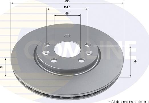 Comline ADC5007V - Kočioni disk www.molydon.hr