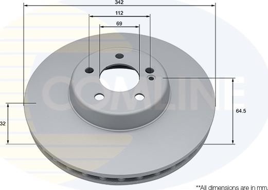 Comline ADC5031V - Kočioni disk www.molydon.hr