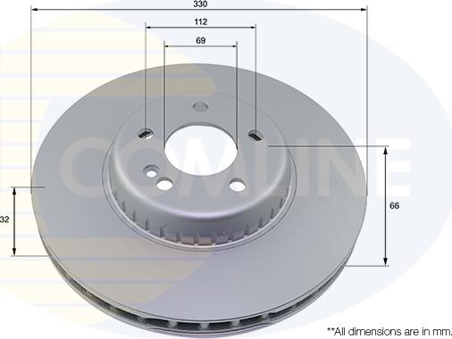 Comline ADC5022V - Kočioni disk www.molydon.hr