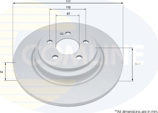 Comline ADC5111V - Kočioni disk www.molydon.hr