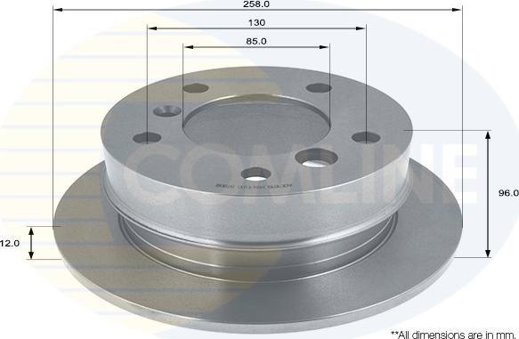 Comline ADC1619 - Kočioni disk www.molydon.hr