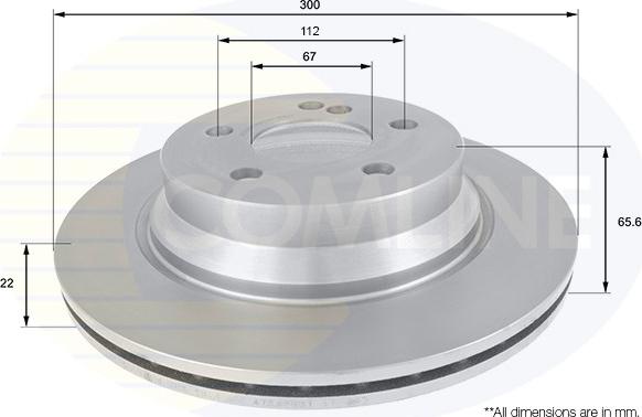 Comline ADC1626V - Kočioni disk www.molydon.hr