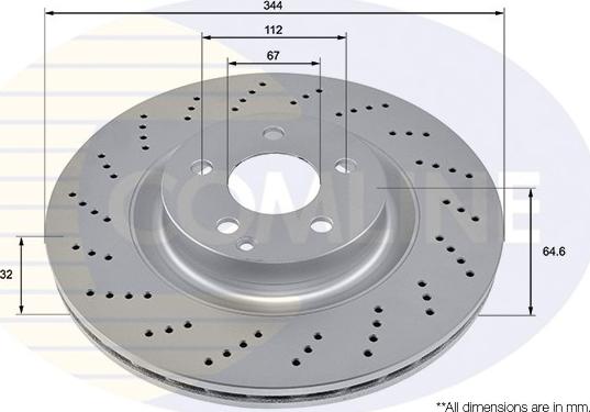 Comline ADC2961V - Kočioni disk www.molydon.hr