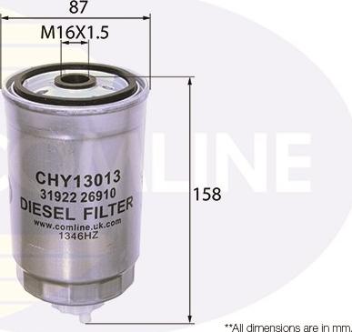 Comline CHY13013 - Filter za gorivo www.molydon.hr