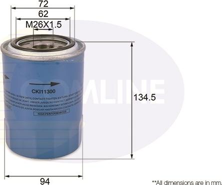Comline CKI11300 - Filter za ulje www.molydon.hr