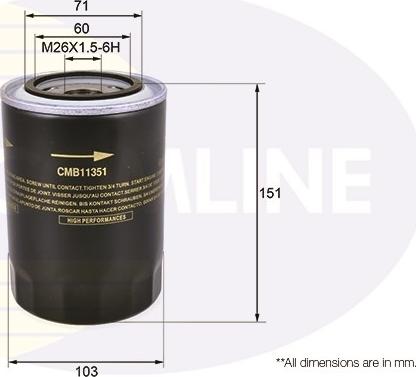 Comline CMB11351 - Filter za ulje www.molydon.hr