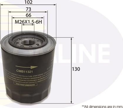 Comline CMB11321 - Filter za ulje www.molydon.hr