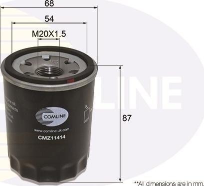 Comline CMZ11414 - Filter za ulje www.molydon.hr
