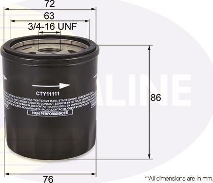 Comline CTY11111 - Filter za ulje www.molydon.hr